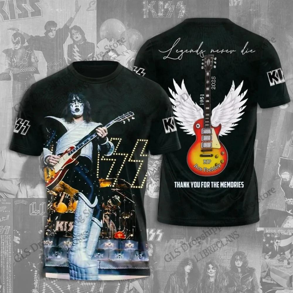 2026 New Ace Frehley x KISS Band 3d Print T-shirt Men Women Fashion Large size Street Rock Tops Tees Short Sleeve Casual Tshirt XXS
2026 New Ace Frehley x KISS Band 3d Print T-shirt Men Women Fashion Large size Street Rock Tops Tees Short Sleeve Casual Tshirt XXS