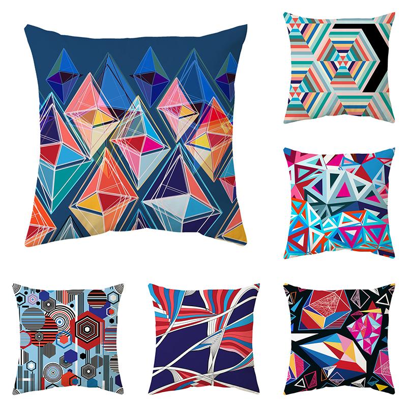 45x45cm Colorful Geometric Lines Creative Mosaic Cushion Cover Living Room Sofa Office Seat Cushion Cover Home Decoration
45x45cm Colorful Geometric Lines Creative Mosaic Cushion Cover Living Room Sofa Office Seat Cushion Cover Home Decoration