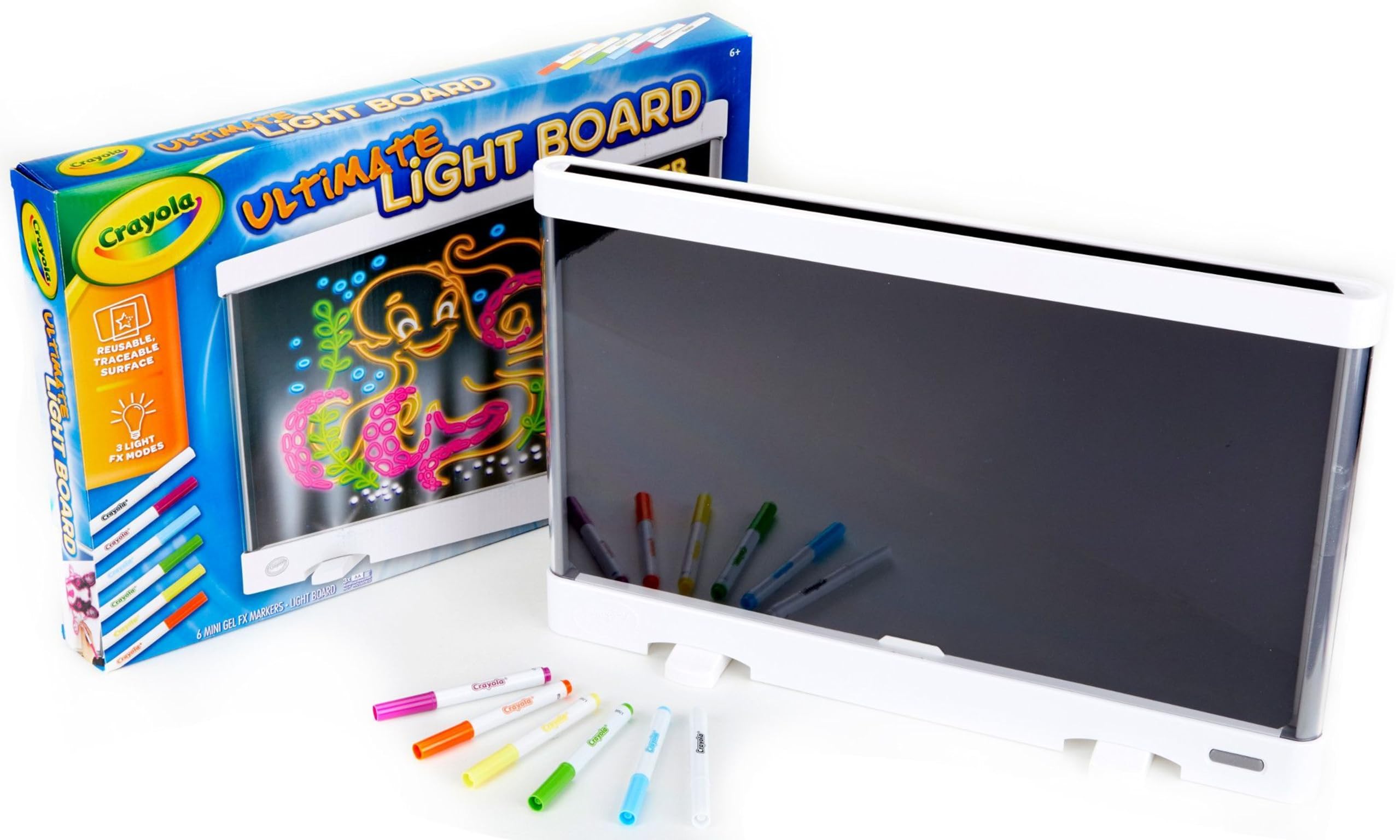 Crayola Light Up Stand Drawing Board Plastic Glowing LED Light Toy 747245 Genuine Product
Crayola Light Up Stand Drawing Board Plastic Glowing LED Light Toy 747245 Genuine Product