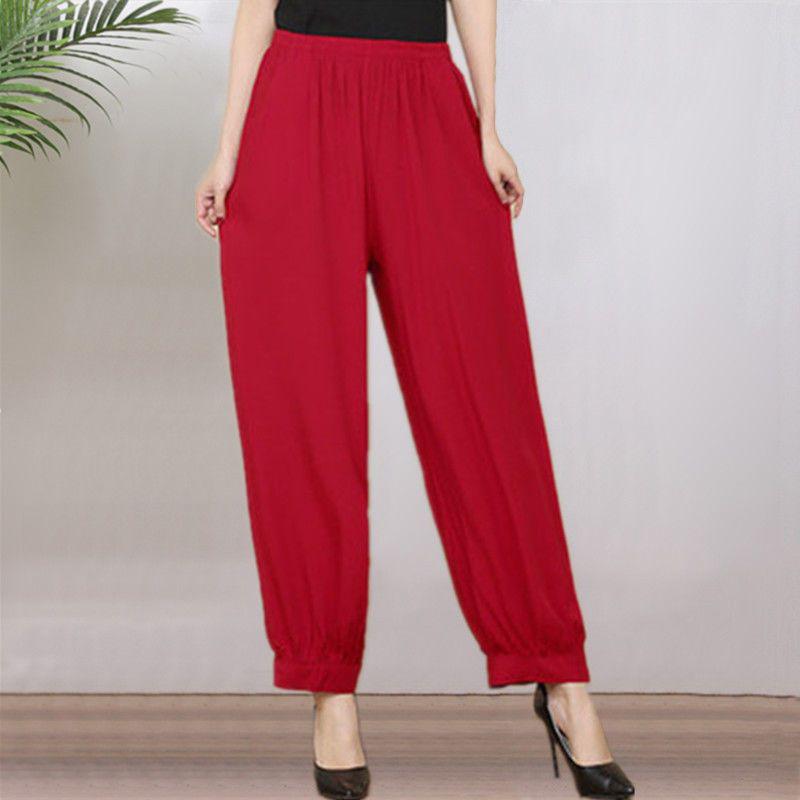 Women s Ethnic Style High-Waist Cotton Silk Lantern Pants - Loose Fit, Spring/Summer 5XL 170-200 jin
Women s Ethnic Style High-Waist Cotton Silk Lantern Pants - Loose Fit, Spring/Summer 5XL 170-200 jin