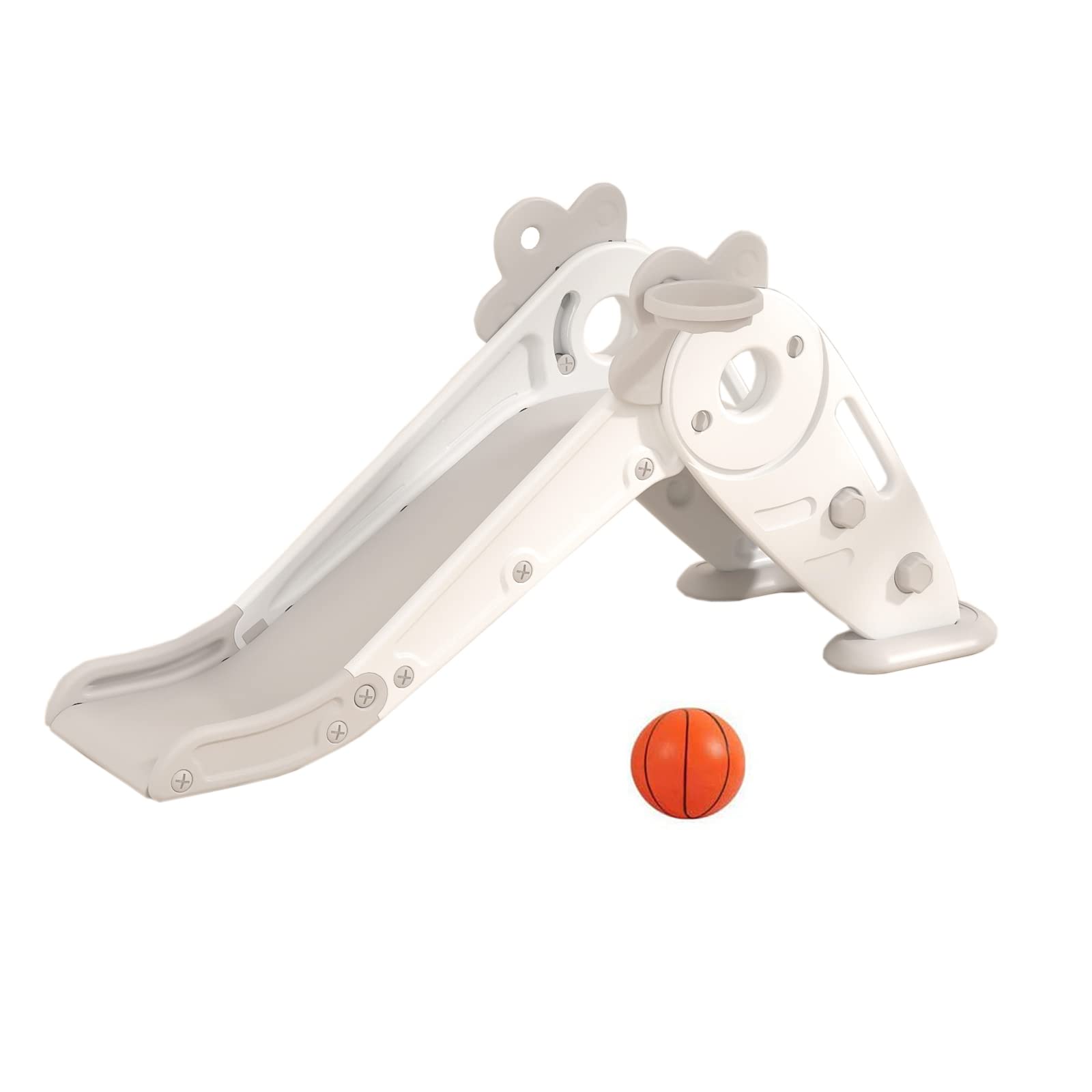 Foldable Slide for Children, Indoor, Safe Design, Can Be Used from 1 Year Old, Load Capacity 75KG, Includes Basketball Frame, Slide, Slide, Easy to
Foldable Slide for Children, Indoor, Safe Design, Can Be Used from 1 Year Old, Load Capacity 75KG, Includes Basketball Frame, Slide, Slide, Easy to