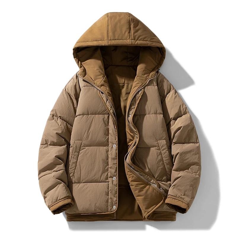 Men Fake Two Pieces Parkas Men Casual Loose Hooded Coat Men Thick Cotton-Padded Jacket Men Patchwork Parka Streetwear Outerwear XXL
Men Fake Two Pieces Parkas Men Casual Loose Hooded Coat Men Thick Cotton-Padded Jacket Men Patchwork Parka Streetwear Outerwear XXL