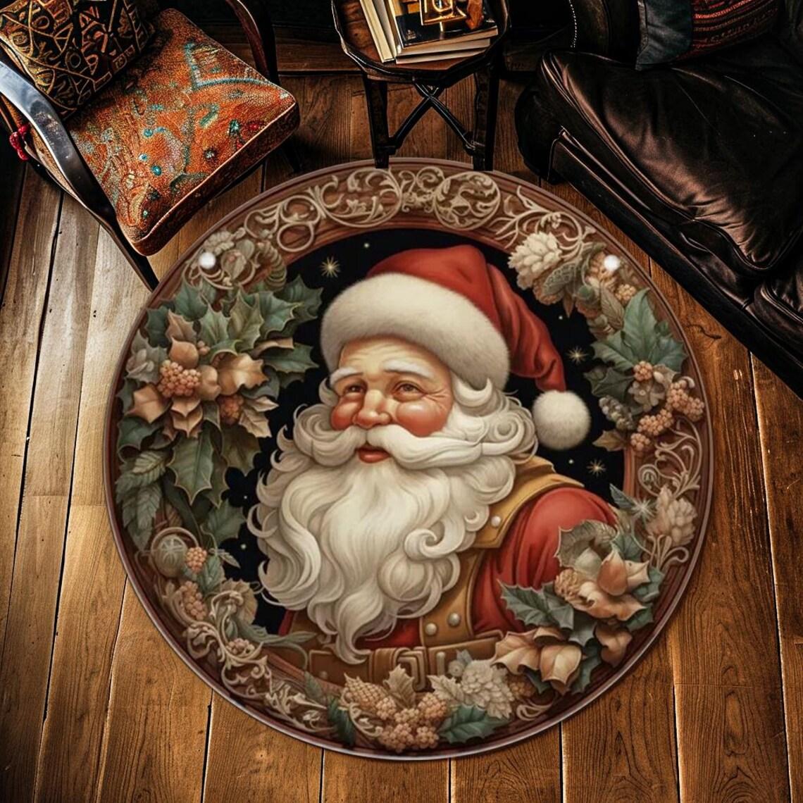 Santa Claus Christmas Floor Decor Round Rug,Merry Christmas Area Rug,Christmas Decoration Christmas Gift Holiday Gift Diameter 60cm
Santa Claus Christmas Floor Decor Round Rug,Merry Christmas Area Rug,Christmas Decoration Christmas Gift Holiday Gift Diameter 60cm