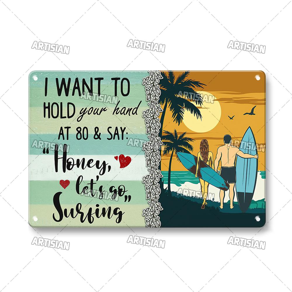 Artisian Surfing Metal Plate Sunbath Tin Plaque Beach Life Decorative Sign Wall Decor Garage Bar Pub Club Hotel Cafe Kitchen 20x30cm(7.8x11.8inch)
Artisian Surfing Metal Plate Sunbath Tin Plaque Beach Life Decorative Sign Wall Decor Garage Bar Pub Club Hotel Cafe Kitchen 20x30cm(7.8x11.8inch)