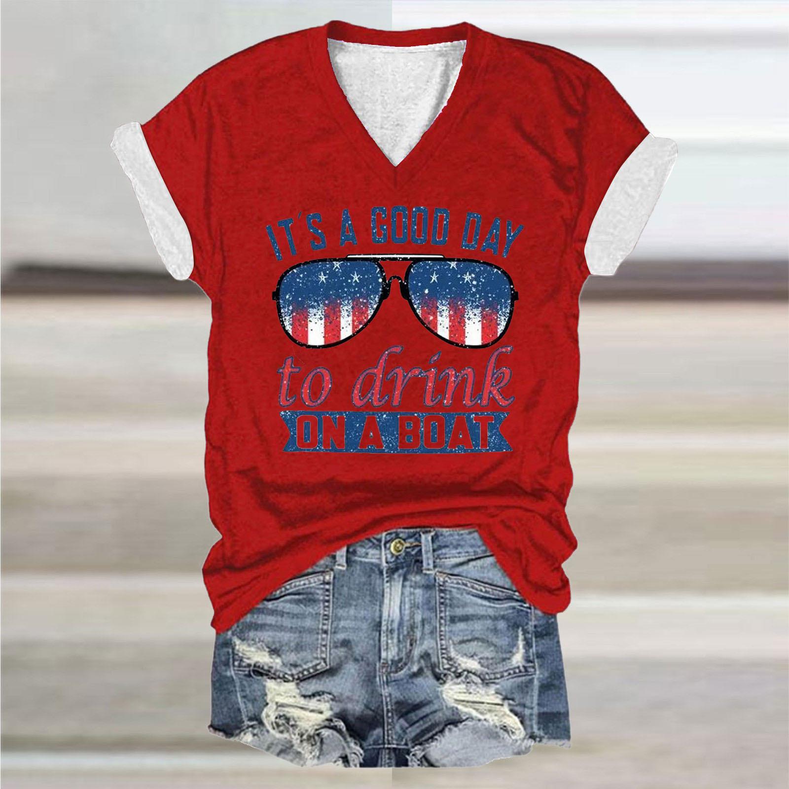 Летний топ с V-образным вырезом и 3D-принтом, модные повседневные женские футболки с короткими рукавами для пляжного отдыха S
Летний топ с V-образным вырезом и 3D-принтом, модные повседневные женские футболки с короткими рукавами для пляжного отдыха S