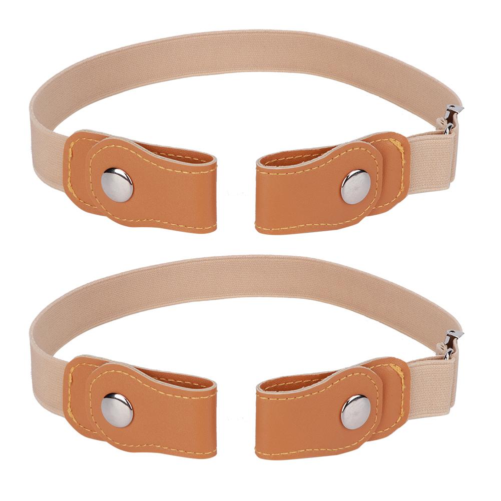 2pcs Unisex Waist Belt Stretch Belt Buckle Breathable Light Waistband(Khaki 100cm)
2pcs Unisex Waist Belt Stretch Belt Buckle Breathable Light Waistband(Khaki 100cm)