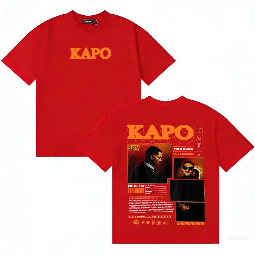 Rapper Kapo New Album T Shrits Hipster Unisex Women Fans Casual Style Oversized Cotton Tops Y2K High Quality Short Sleeve TShirts S
Rapper Kapo New Album T Shrits Hipster Unisex Women Fans Casual Style Oversized Cotton Tops Y2K High Quality Short Sleeve TShirts S