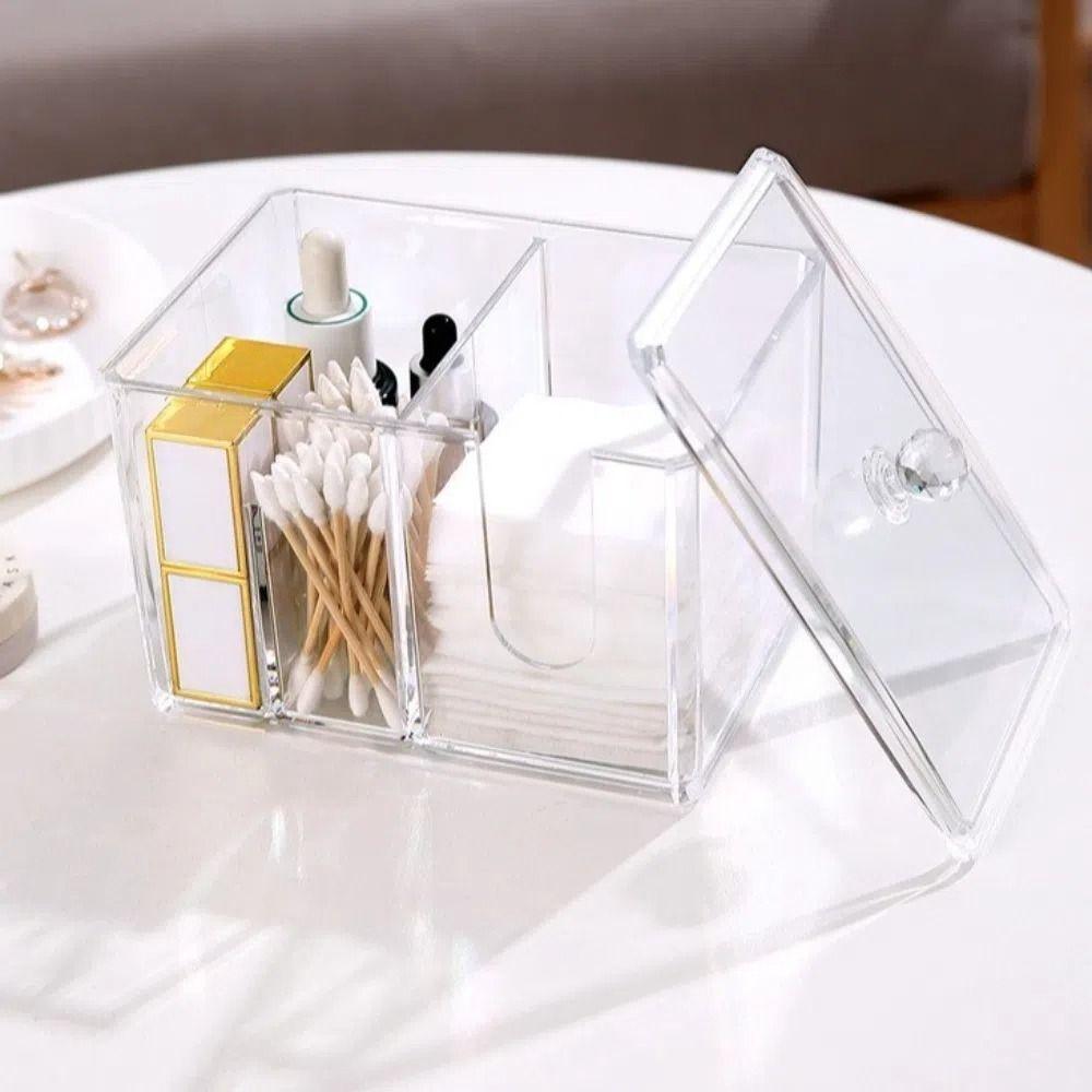 Clear Makeup Divided Box Acrylic Tampon Organizer Dispenser Cosmetic Stand for Home Use чистый
Clear Makeup Divided Box Acrylic Tampon Organizer Dispenser Cosmetic Stand for Home Use чистый
