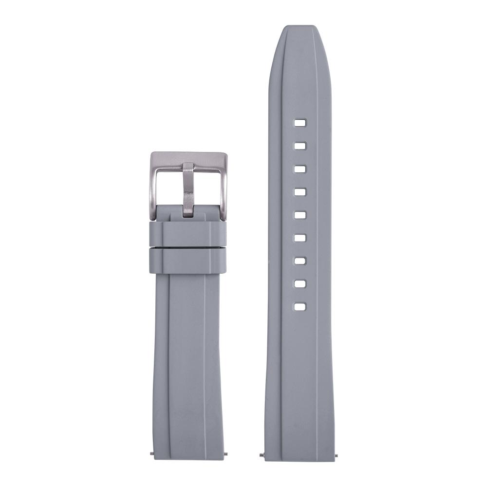 New Design Straight End Plane Vulcanized FKM Rubber Watch Strap Quick Release Rubber Watchband 18mm19mm 20mm 21mm 22mm 23mm 24mm 18mmx16mm&Silver Buckle
New Design Straight End Plane Vulcanized FKM Rubber Watch Strap Quick Release Rubber Watchband 18mm19mm 20mm 21mm 22mm 23mm 24mm 18mmx16mm&Silver Buckle