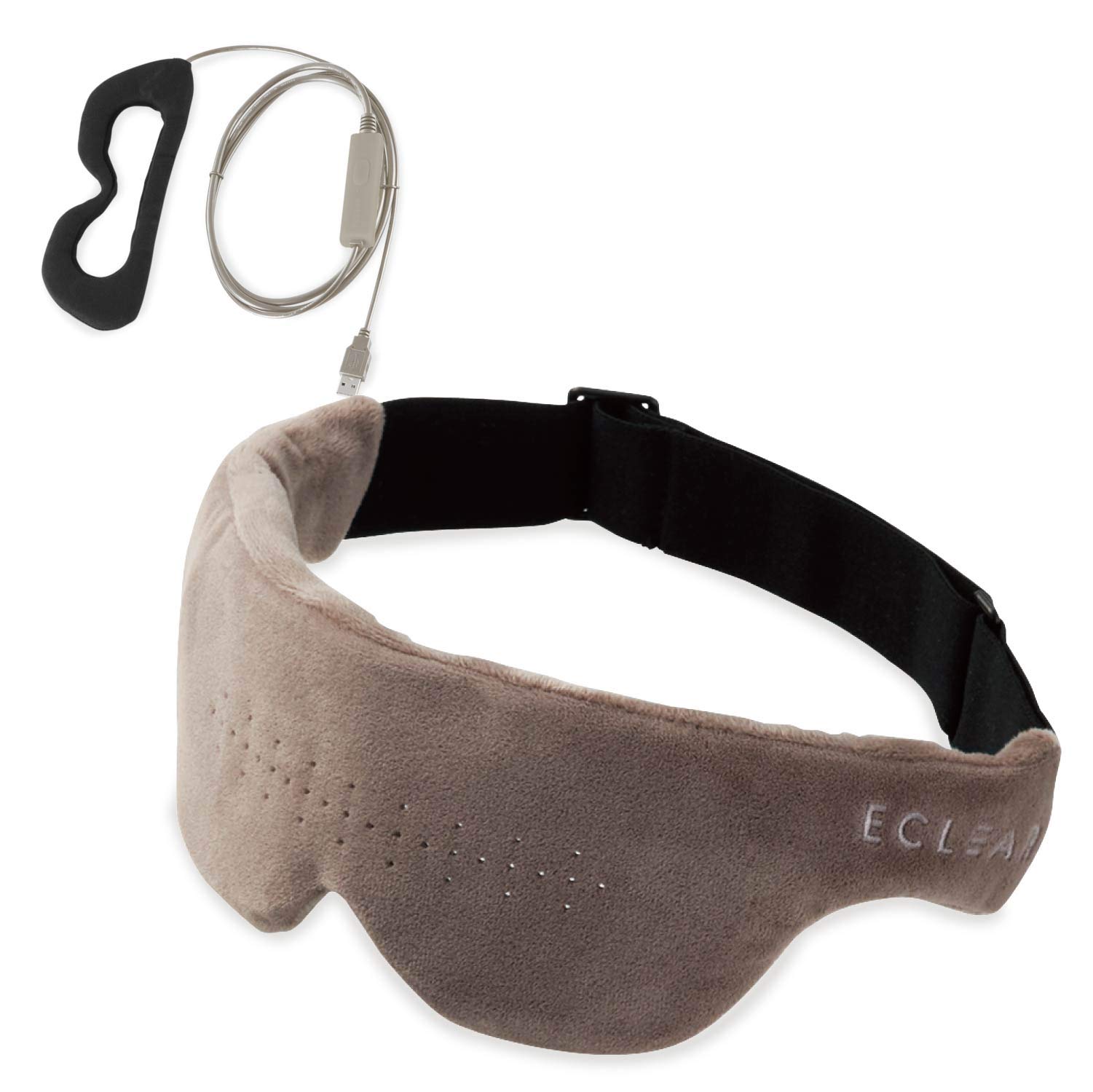 ELECOM ECLEAR Warm USB Hot Eye Relieves Soothing Heat to Pinhole Design for Eye Mobile Timer Greige Mask, 40°C (104°F), Comfort, Friendly, Washable,
ELECOM ECLEAR Warm USB Hot Eye Relieves Soothing Heat to Pinhole Design for Eye Mobile Timer Greige Mask, 40°C (104°F), Comfort, Friendly, Washable,