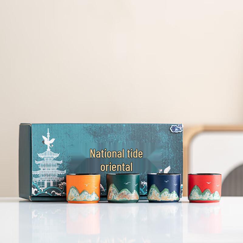 Hongyu Oriental Hand-Painted Ceramic Master Teacup Gift Set
Hongyu Oriental Hand-Painted Ceramic Master Teacup Gift Set