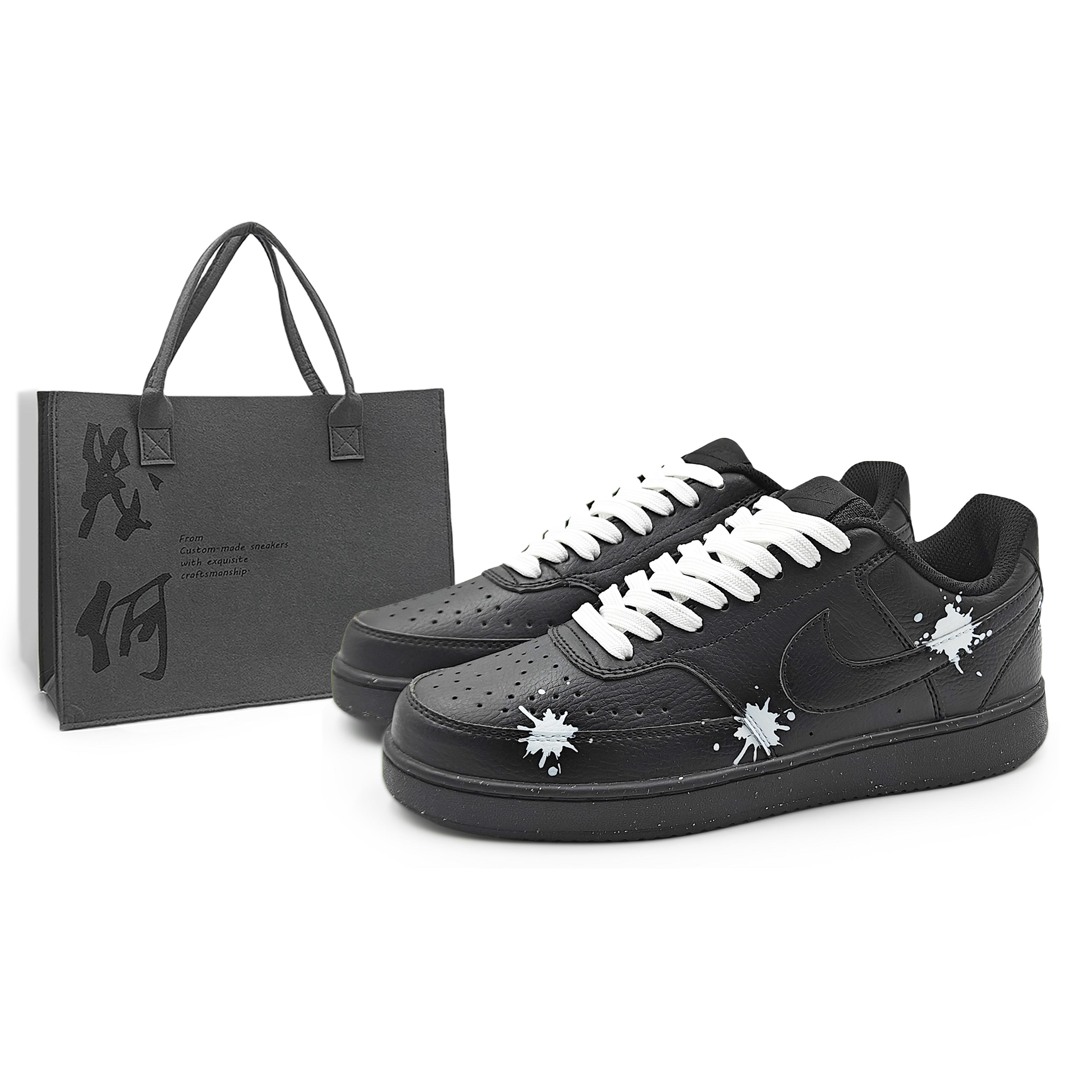 Nike Court Vision Low top Skateboard Shoes Unisex Black White DH2987-002(Team1284- S) 40.5
Nike Court Vision Low top Skateboard Shoes Unisex Black White DH2987-002(Team1284- S) 40.5