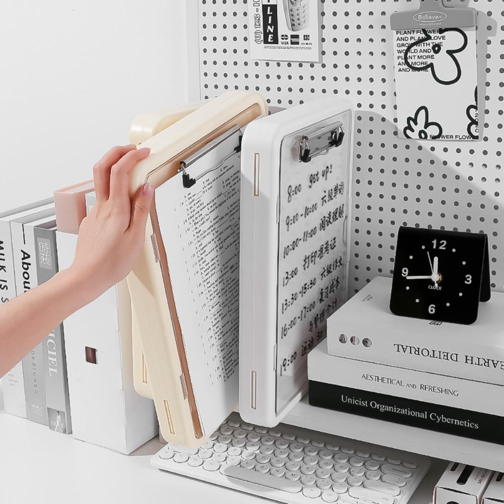 Multi Functional Clamp Storage Box File Organizer Writing Pad Office Stationery бежевый
Multi Functional Clamp Storage Box File Organizer Writing Pad Office Stationery бежевый
