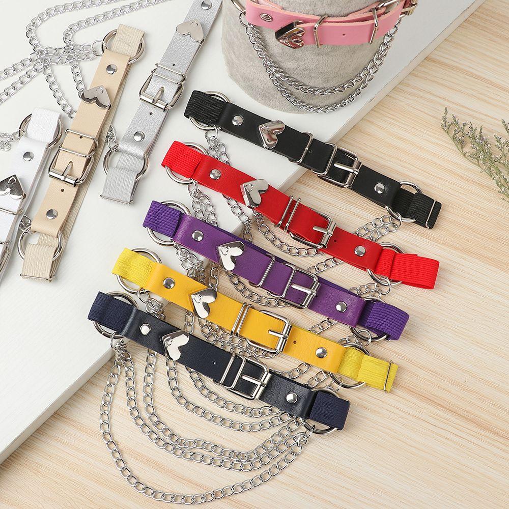 Thigh Ring Punk Leg Harness Chain Fashion Accessories PU Leather Heart Garter Belt Women Suspenders білий
Thigh Ring Punk Leg Harness Chain Fashion Accessories PU Leather Heart Garter Belt Women Suspenders білий