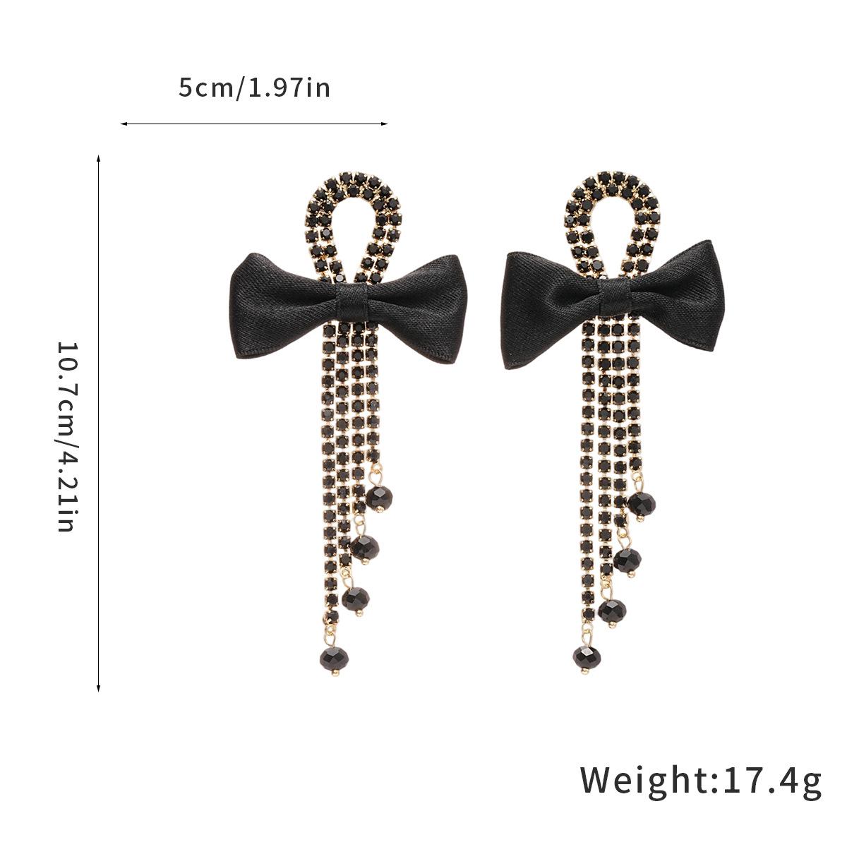 Серьги-пусеты Серебряная игла с бриллиантами, тканевым бантом и бахромой, серьги с ретро-дизайном и темпераментом, серьги класса люкс
Серьги-пусеты Серебряная игла с бриллиантами, тканевым бантом и бахромой, серьги с ретро-дизайном и темпераментом, серьги класса люкс