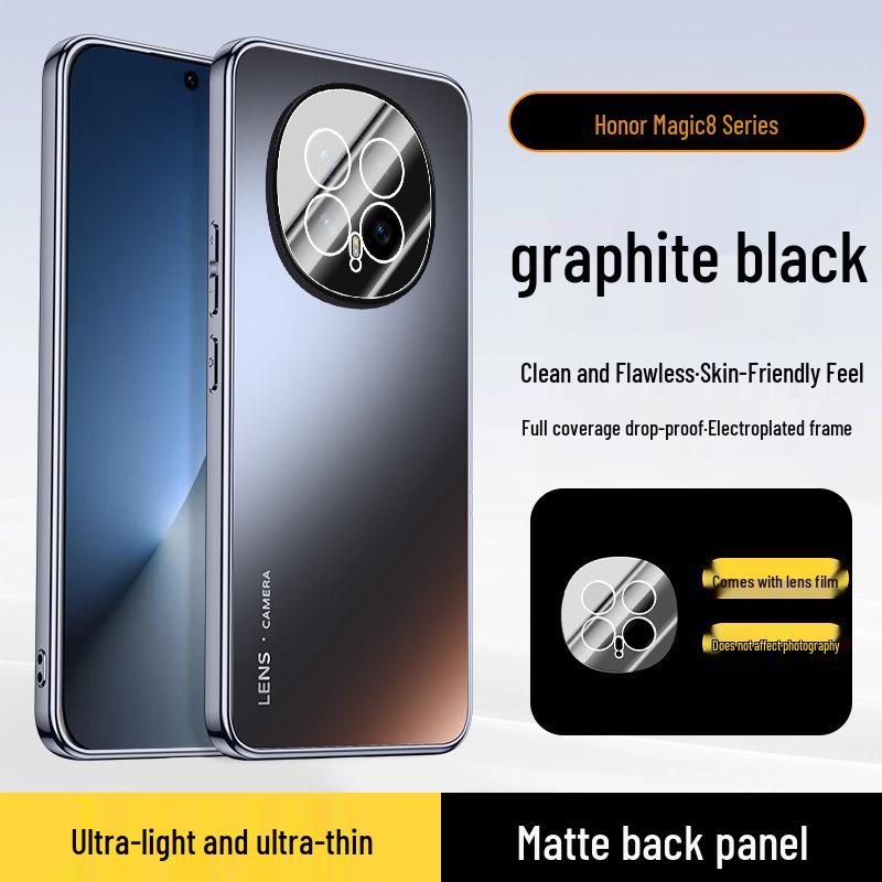 Compatible Honor Magic8 Phone Case with Matte Electroplated Design and Built-in Lens Protection for Magic5/6/7 Pro Models. Magic8 Pro
Compatible Honor Magic8 Phone Case with Matte Electroplated Design and Built-in Lens Protection for Magic5/6/7 Pro Models. Magic8 Pro