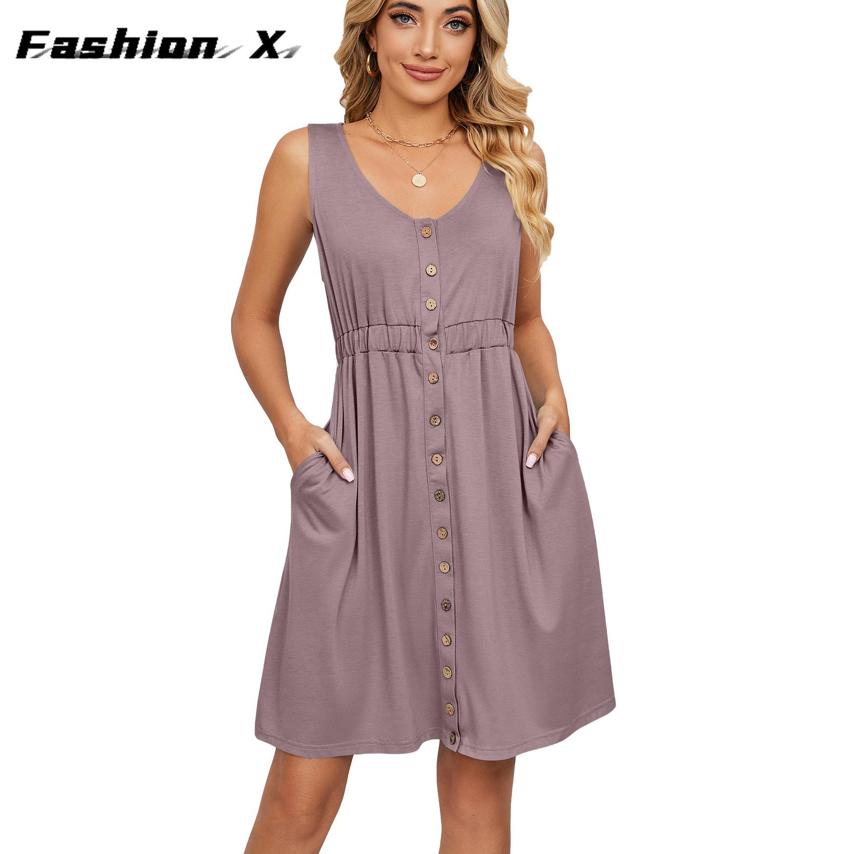 Женские платья Платья с круглым вырезом без рукавов и без талии XXL
Женские платья Платья с круглым вырезом без рукавов и без талии XXL