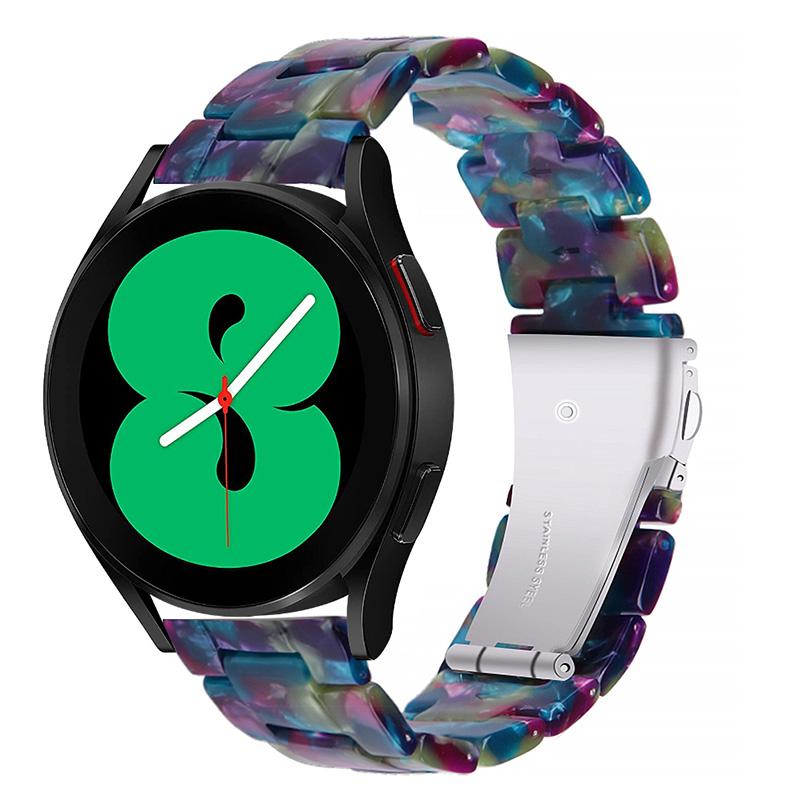 Resin Watch Band Stainless Steel Buckle Strap Bracelet for Samsung Galaxy Watch4 Classic 42mm/46mm White
Resin Watch Band Stainless Steel Buckle Strap Bracelet for Samsung Galaxy Watch4 Classic 42mm/46mm White
