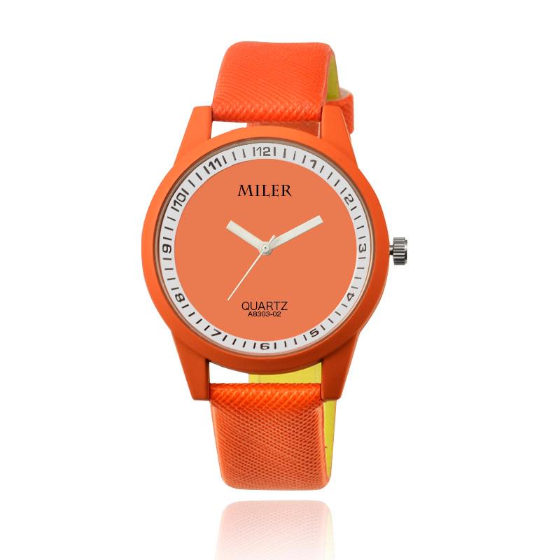 MILER модные кожаные женские кварцевые часы оранжевый
MILER модные кожаные женские кварцевые часы оранжевый