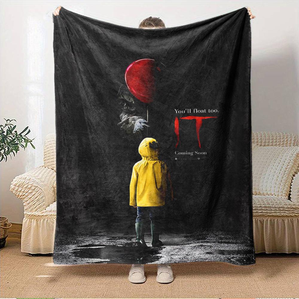 For Clown,Balloon,Raincoat-Themed Flannel Blanket, Glam Style, Digital Print, All-Season Comfort, Tear-Resistant, Knitted Craftsmanship, Pol 150x180cm
For Clown,Balloon,Raincoat-Themed Flannel Blanket, Glam Style, Digital Print, All-Season Comfort, Tear-Resistant, Knitted Craftsmanship, Pol 150x180cm