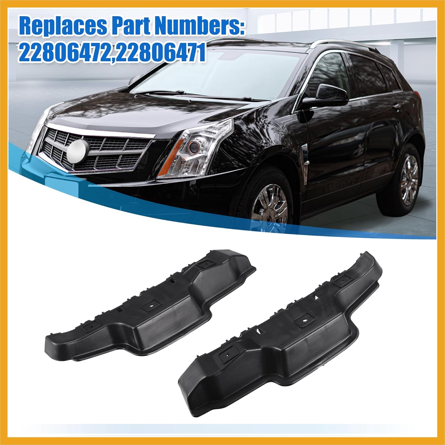 1 Pair Front Bumper Bracket for Cadillac SRX 2010-2016 No.22806472/22806471 Left Driver and Right Passenger Side Replacement
1 Pair Front Bumper Bracket for Cadillac SRX 2010-2016 No.22806472/22806471 Left Driver and Right Passenger Side Replacement