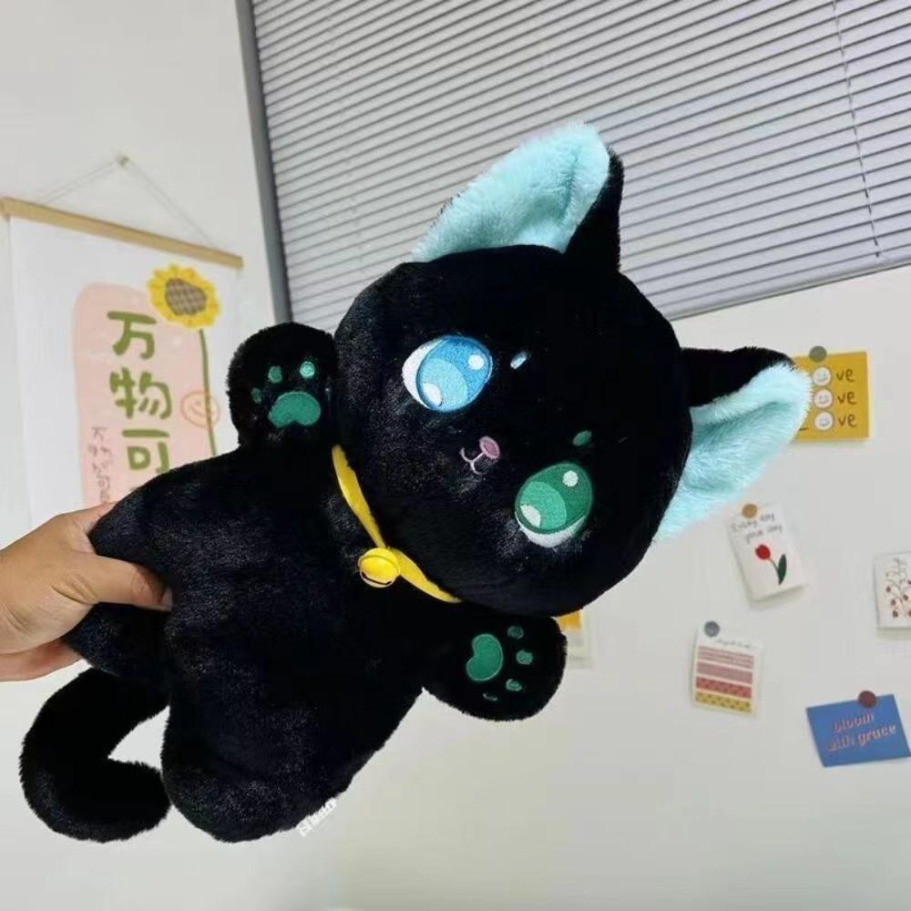 Black and white cat plush toy grab machine doll wedding gift throwing activity gift doll doll 25cm чорний
Black and white cat plush toy grab machine doll wedding gift throwing activity gift doll doll 25cm чорний