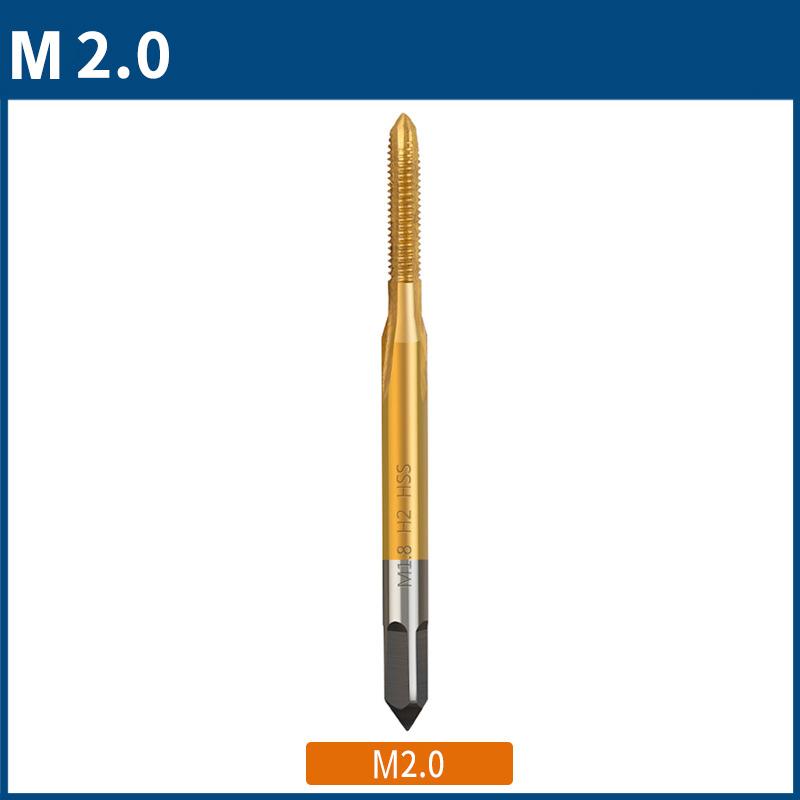 HSS Thread Tap Screw Machine Tap Titanium Coating Metal Screw Hole Tap Drills Drill Bit M1 M1.2 M 1.4 M 1.6 M1.7 M1.8 Series
HSS Thread Tap Screw Machine Tap Titanium Coating Metal Screw Hole Tap Drills Drill Bit M1 M1.2 M 1.4 M 1.6 M1.7 M1.8 Series