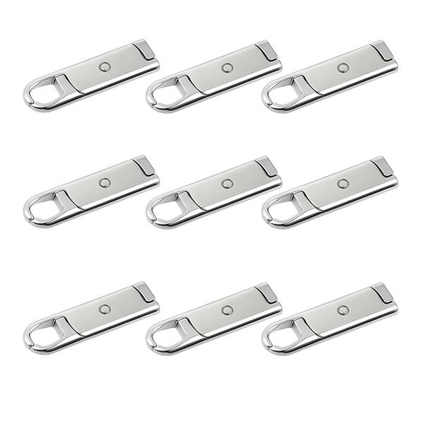 9PCS Zipper Pull Tab Replacement Metal Zipper Handle Mend Fixer Tab Detachable Zippers Pull Tabs for Luggage Suitcases Backpacks
9PCS Zipper Pull Tab Replacement Metal Zipper Handle Mend Fixer Tab Detachable Zippers Pull Tabs for Luggage Suitcases Backpacks