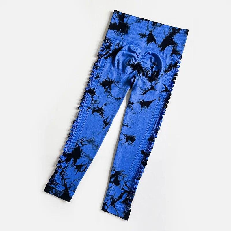 Спортивные леггинсы с вырезами Tie Dye, женские бесшовные колготки для тренировок, штаны для йоги с высокой талией для бега и фитнеса S синий
Спортивные леггинсы с вырезами Tie Dye, женские бесшовные колготки для тренировок, штаны для йоги с высокой талией для бега и фитнеса S синий