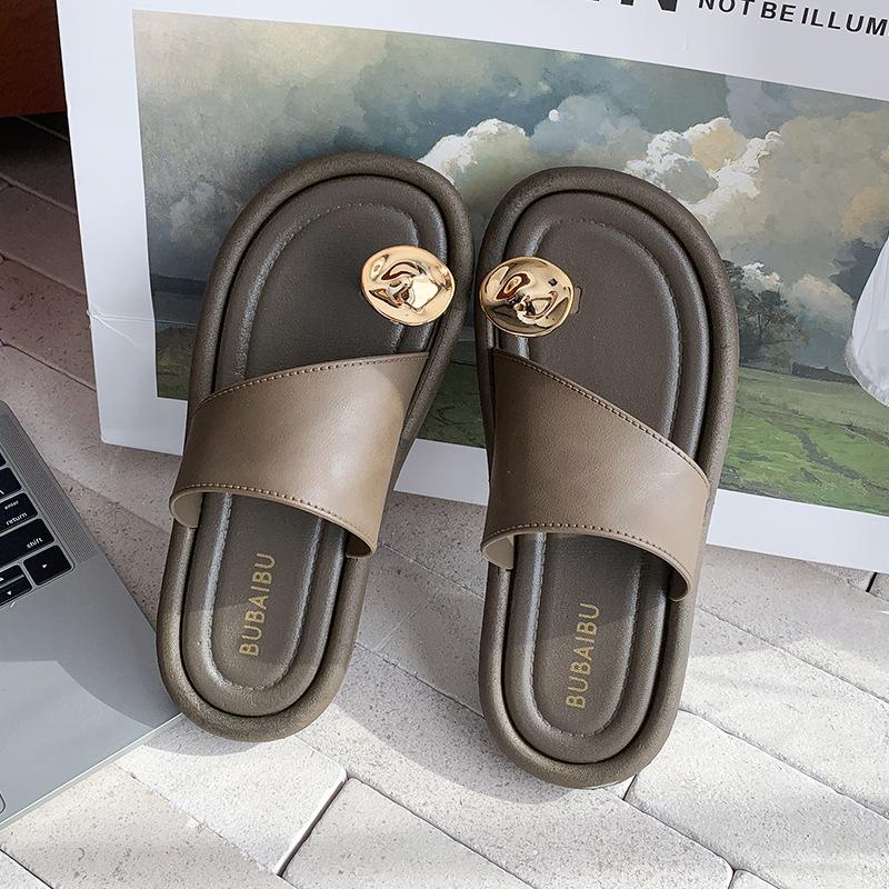 2025 summer set of toe cool slippers for women s fashion and versatile style flat bottom niche casual beach shoes for women 40 світло-коричневого кольору
2025 summer set of toe cool slippers for women s fashion and versatile style flat bottom niche casual beach shoes for women 40 світло-коричневого кольору