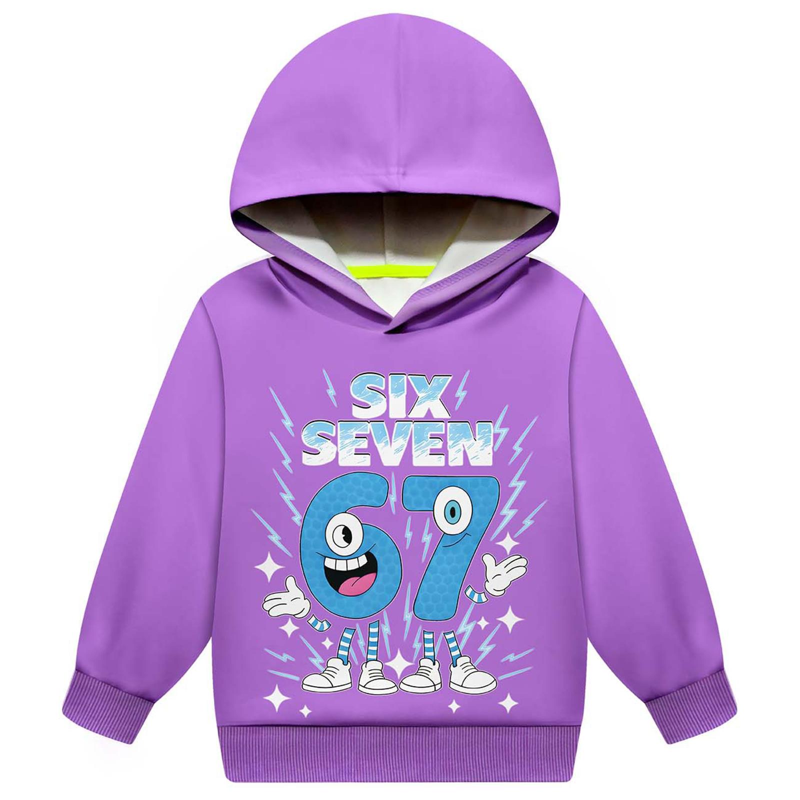 Children s Fashionable Long Sleeved Printed Hooded Top Loose Fitting Sweatshirt Top 160 фіолетовий
Children s Fashionable Long Sleeved Printed Hooded Top Loose Fitting Sweatshirt Top 160 фіолетовий