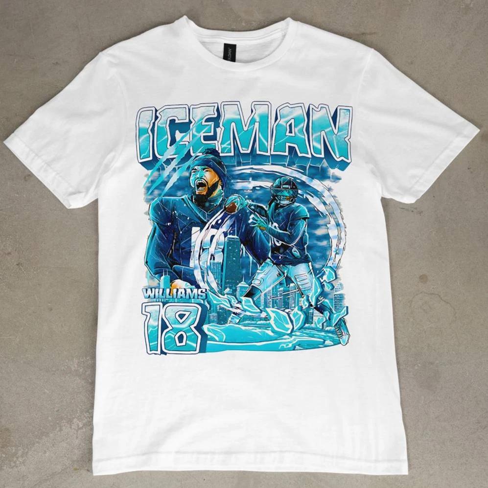 Caleb Williams Chicago Bears Iceman Graphic T-Shirt NFL Football Tee Retro NEW 3XL
Caleb Williams Chicago Bears Iceman Graphic T-Shirt NFL Football Tee Retro NEW 3XL