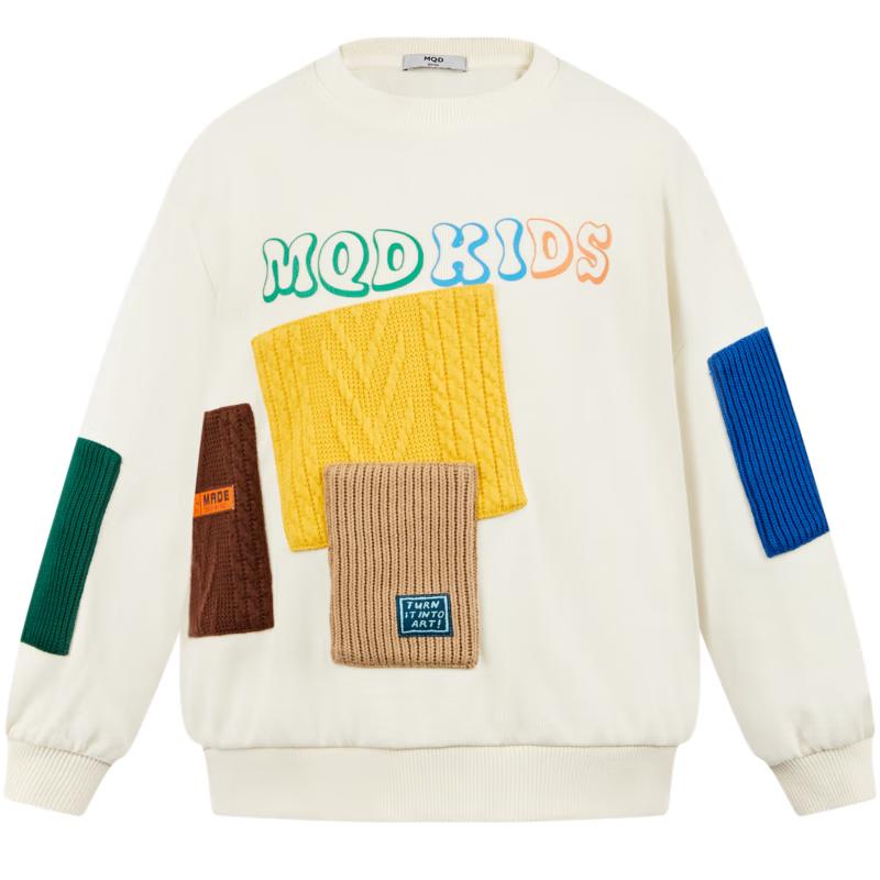 MQD Boys Color-Block Patchwork Crewneck Sweatshirt 130
MQD Boys Color-Block Patchwork Crewneck Sweatshirt 130