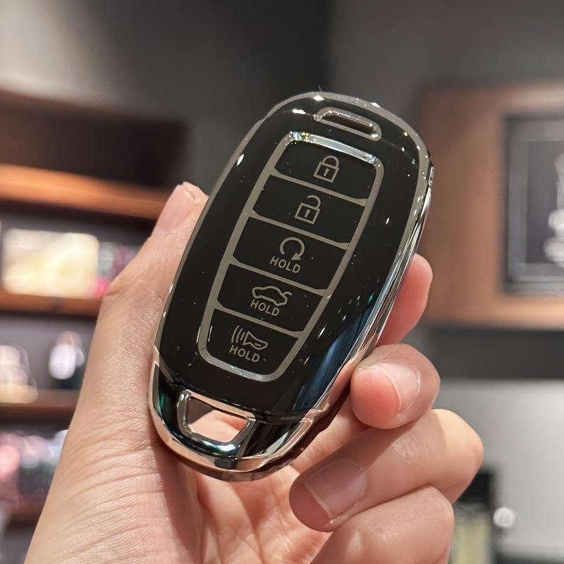 Чехол для автомобильного брелока, чехол для ключей для Hyundai Palisade 2023 Elantra GT Santa Fe, мягкий чехол для смарт-ключа из ТПУ, полная защита, 5 кнопок
Чехол для автомобильного брелока, чехол для ключей для Hyundai Palisade 2023 Elantra GT Santa Fe, мягкий чехол для смарт-ключа из ТПУ, полная защита, 5 кнопок
