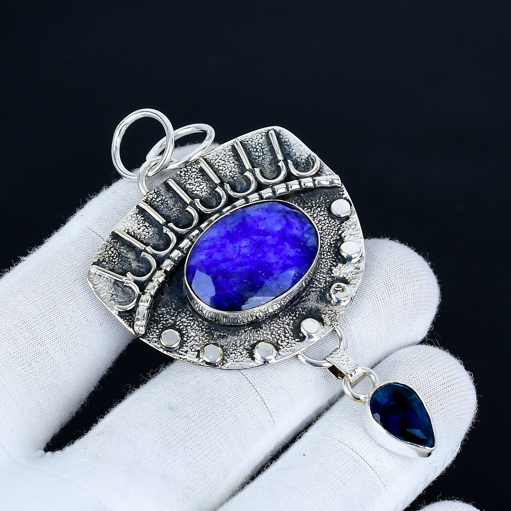 Blue Sapphire Pendant, 925 Sterling Silver Handmade Jewelry, Blue Sapphire Silver Pendant, Party Wear Jewelry For Women s, Pendant Gift For Her 7Cm синий
Blue Sapphire Pendant, 925 Sterling Silver Handmade Jewelry, Blue Sapphire Silver Pendant, Party Wear Jewelry For Women s, Pendant Gift For Her 7Cm синий