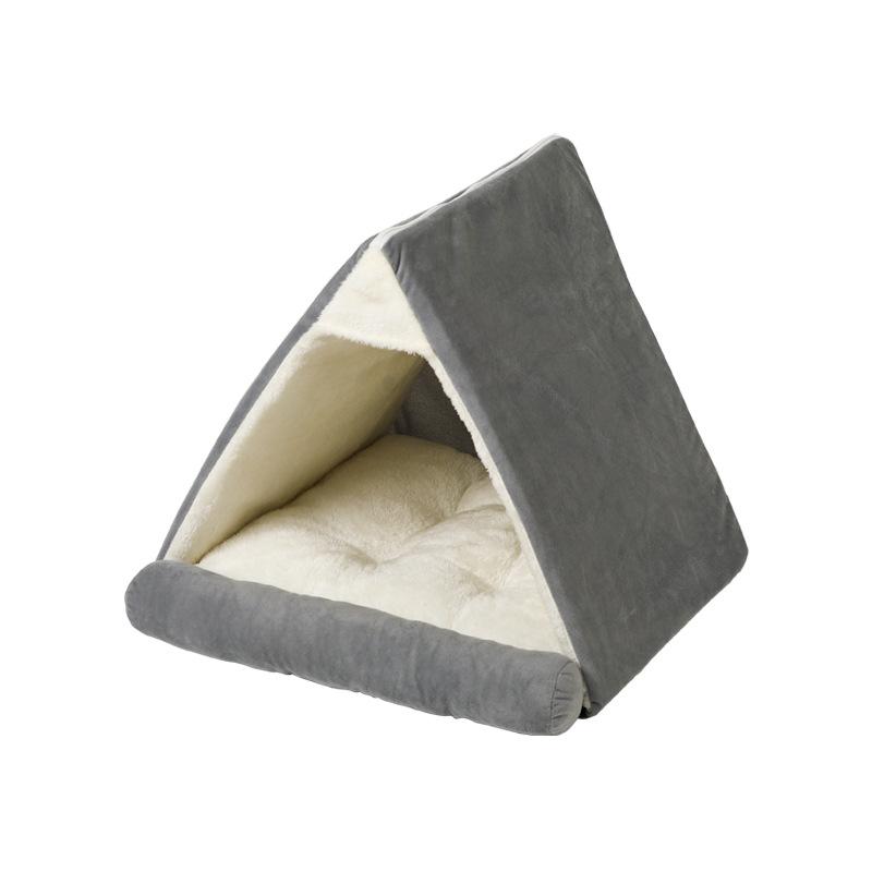 Korean version INS wind autumn and winter pet tent dog bed thickened dog mat indoor kennel Nordic simple cat nest tent S:50*40*45 серый
Korean version INS wind autumn and winter pet tent dog bed thickened dog mat indoor kennel Nordic simple cat nest tent S:50*40*45 серый