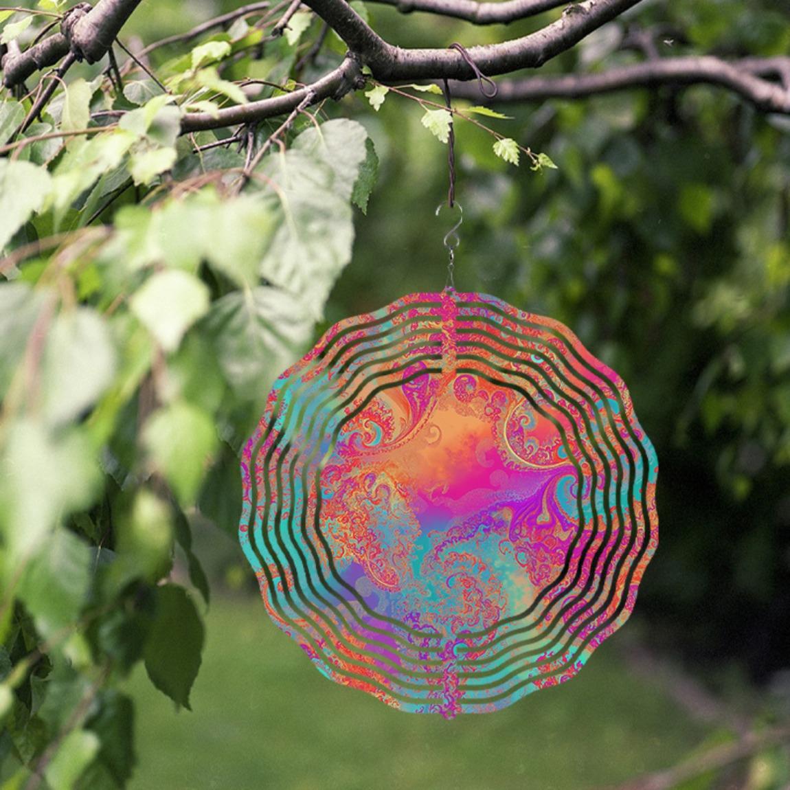 10 Inch Metal Wind Spinner Garden Decor with 360 Degree Hook No Electricity Needed Seasonal Lawn Yard Art Gift for Friends Family 01A
10 Inch Metal Wind Spinner Garden Decor with 360 Degree Hook No Electricity Needed Seasonal Lawn Yard Art Gift for Friends Family 01A