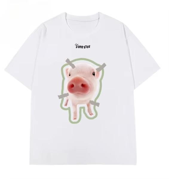 Модная мужская и женская футболка из 100% чистого хлопка SUPERTEE 2025 года с принтом букв и свиньи, повседневная футболка с коротким рукавом 4XL
Модная мужская и женская футболка из 100% чистого хлопка SUPERTEE 2025 года с принтом букв и свиньи, повседневная футболка с коротким рукавом 4XL