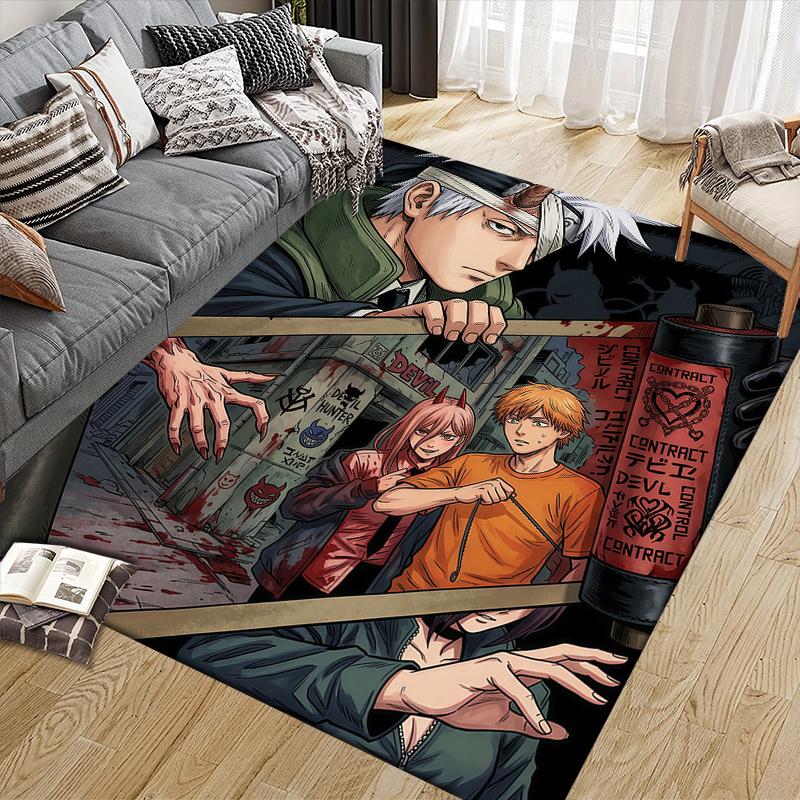 Chainsaw Man poster Pattern Square Carpet,Area Rug,Carpet Rug for Living Room Bedroom Sofa Playroom Decor,Non-slip Floor Mat 40x60cm( 15x23in )
Chainsaw Man poster Pattern Square Carpet,Area Rug,Carpet Rug for Living Room Bedroom Sofa Playroom Decor,Non-slip Floor Mat 40x60cm( 15x23in )