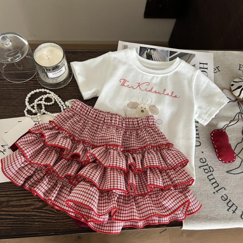 2025 Korean Style Cartoon Print T-shirt & Gingham Skirt Set for Girls - Summer Trendy Two-Piece Children s Clothing 140 cm
2025 Korean Style Cartoon Print T-shirt & Gingham Skirt Set for Girls - Summer Trendy Two-Piece Children s Clothing 140 cm