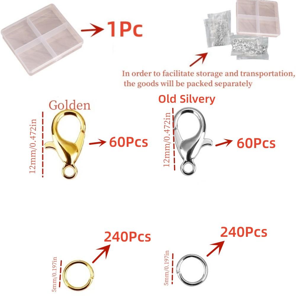 601 шт./набор застежки-лобстеры крючки соединители разъемные кольца для браслета ожерелья цепочки DIY фурнитура для изготовления ювелирных изделий 601Pcs/Set золотой/старый серебряный
601 шт./набор застежки-лобстеры крючки соединители разъемные кольца для браслета ожерелья цепочки DIY фурнитура для изготовления ювелирных изделий 601Pcs/Set золотой/старый серебряный
