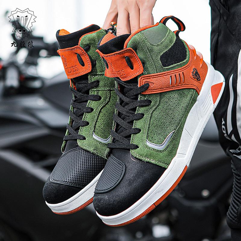 Motorcycle riding shoes, locomotive boots, summer knight boots, equipment, road racing shoes, parkour shoes, motorcycle travel equipment 45 чорний колір сірий
Motorcycle riding shoes, locomotive boots, summer knight boots, equipment, road racing shoes, parkour shoes, motorcycle travel equipment 45 чорний колір сірий