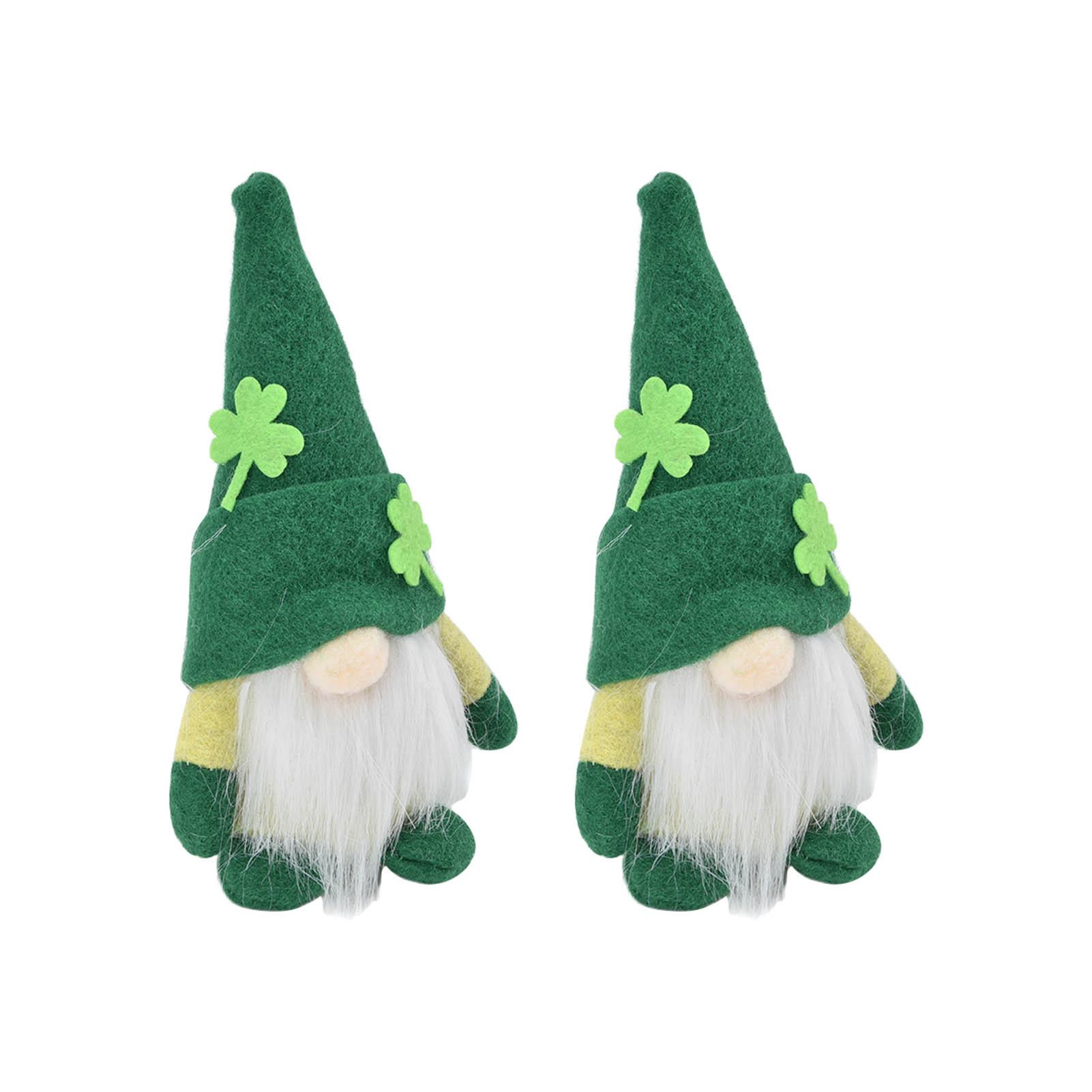 2pcs Gnomes Doll Handmade Cute Faceless Green Hat St. Patrick s Day Ornament Plush Dwarf Doll for Sofa Dining Table(Men
2pcs Gnomes Doll Handmade Cute Faceless Green Hat St. Patrick s Day Ornament Plush Dwarf Doll for Sofa Dining Table(Men