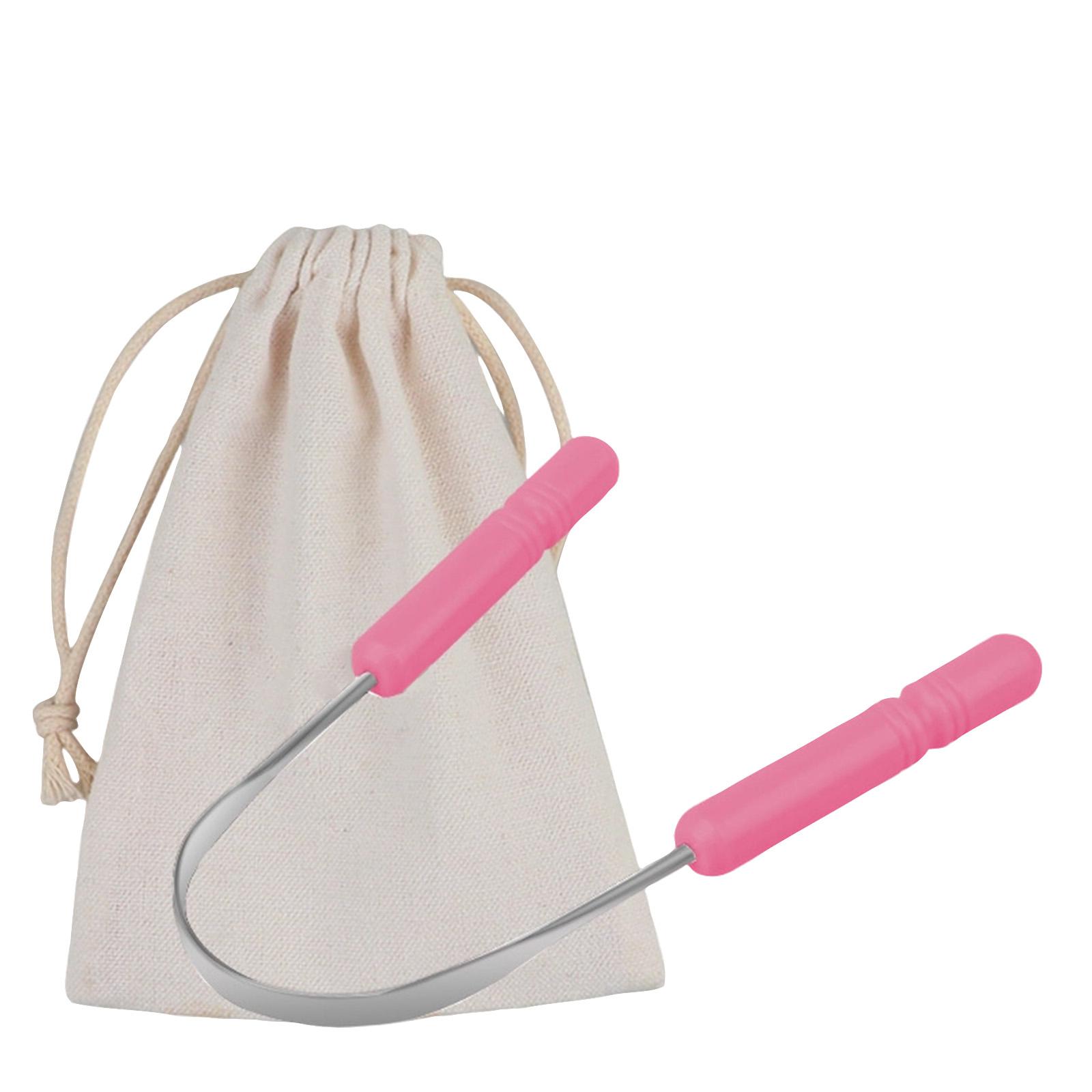 Tongue Scraper with Plastic Handles Stainless Steel Tongue Cleaner Oral Hygiene Tool for Removing Tongue Coating and Freshening Breath One Size
Tongue Scraper with Plastic Handles Stainless Steel Tongue Cleaner Oral Hygiene Tool for Removing Tongue Coating and Freshening Breath One Size