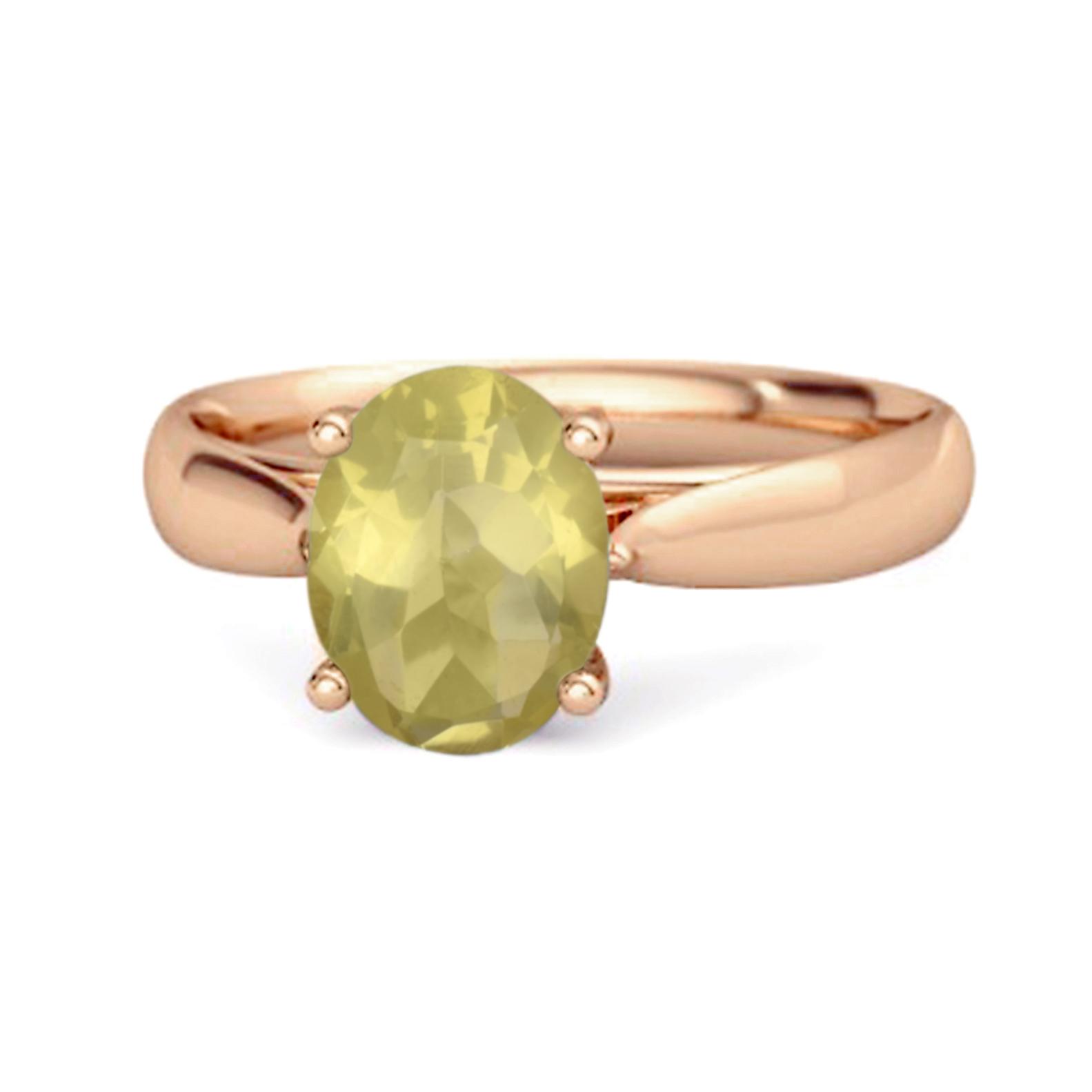 Lemon Quartz Classic Solitaire Ring - 925 Sterling Silver Rose Gold Vermeil 11.5 рожевий колір золота
Lemon Quartz Classic Solitaire Ring - 925 Sterling Silver Rose Gold Vermeil 11.5 рожевий колір золота