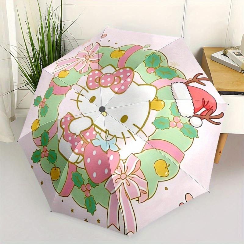 1pc Christmas Hello Kitty Automatic Open/CloseUmbrella-CuteUmbrella with Cute Design, Portable 3-Fold Compact Umbrella for Men & Women, Valentine s Da
1pc Christmas Hello Kitty Automatic Open/CloseUmbrella-CuteUmbrella with Cute Design, Portable 3-Fold Compact Umbrella for Men & Women, Valentine s Da