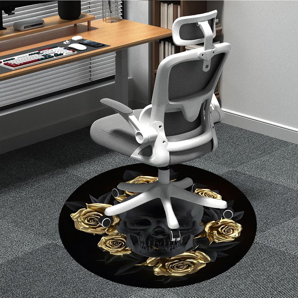 1PC Skull Roses Chair Carpet for Office Non-Slip, Lightweight, Machine Washable Rug for Office, Sleeping, Room - Holiday Decoryy251009131 80cm by 80cm
1PC Skull Roses Chair Carpet for Office Non-Slip, Lightweight, Machine Washable Rug for Office, Sleeping, Room - Holiday Decoryy251009131 80cm by 80cm