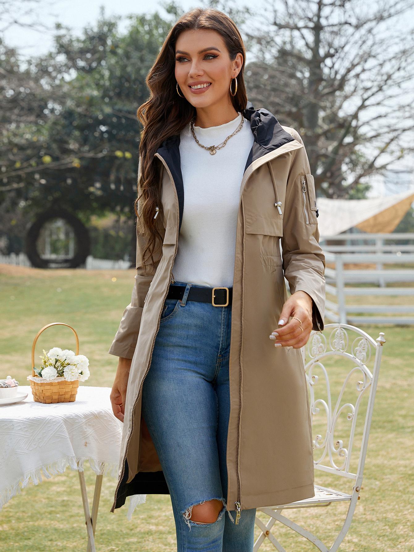 Cinemore женское пальто весенняя талия длинная модная брендовая женская куртка с капюшоном на молнии с высоким воротником женский плащ GW-8279 XXL
Cinemore женское пальто весенняя талия длинная модная брендовая женская куртка с капюшоном на молнии с высоким воротником женский плащ GW-8279 XXL