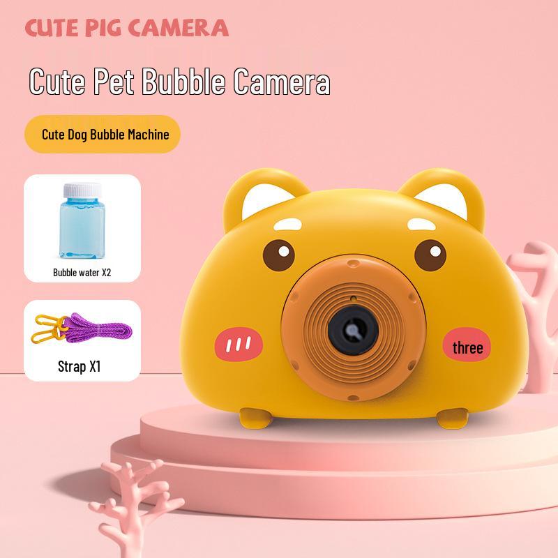 Douyin-Style Piggy Bubble Camera: Electric Cartoon Bubble Machine with Lights & Music, Automatic Bubble Blower for Kids
Douyin-Style Piggy Bubble Camera: Electric Cartoon Bubble Machine with Lights & Music, Automatic Bubble Blower for Kids