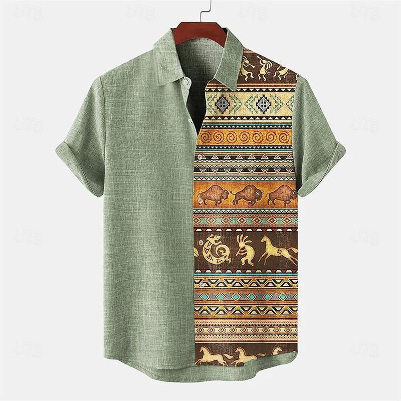 Modern minimalist 3D short sleeved shirt, comfortable, popular in summer and autumn, African tribe 4XL
Modern minimalist 3D short sleeved shirt, comfortable, popular in summer and autumn, African tribe 4XL